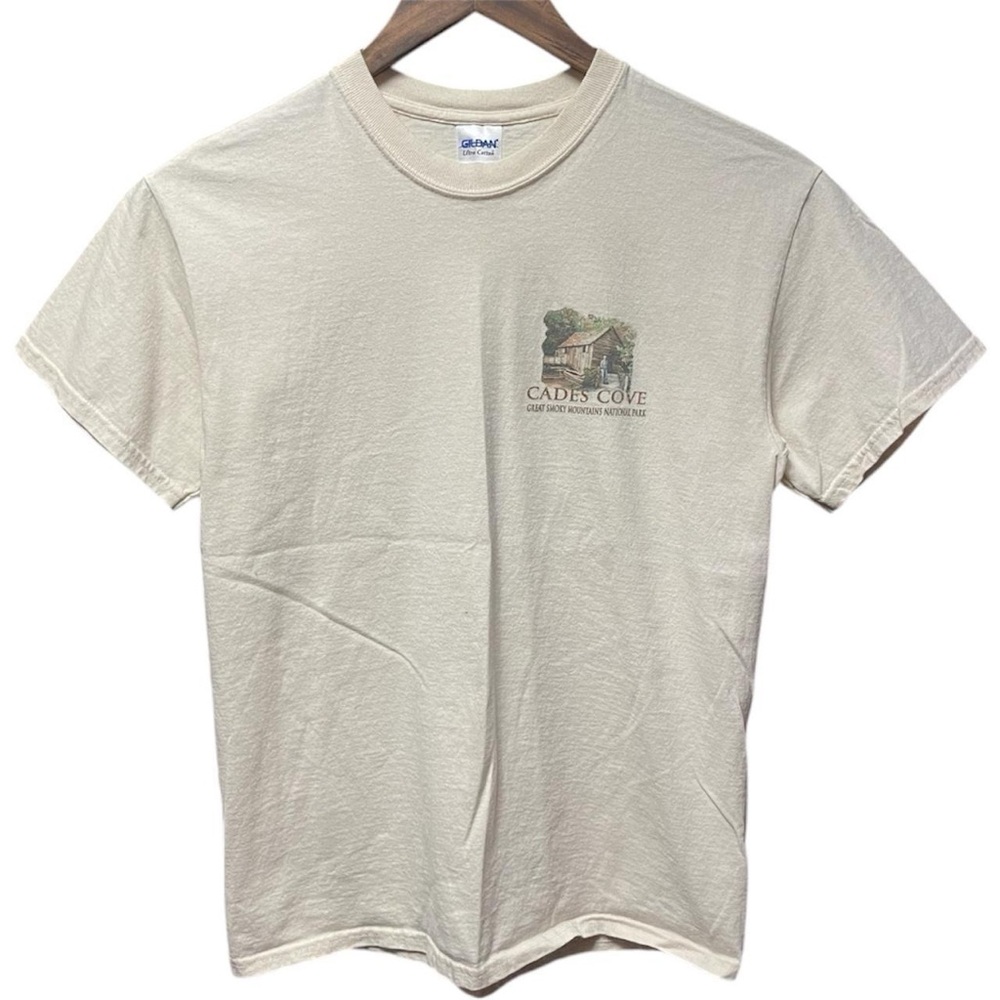 Cades Cove great Smoky Mountain national Park front and back graphic T-shirt